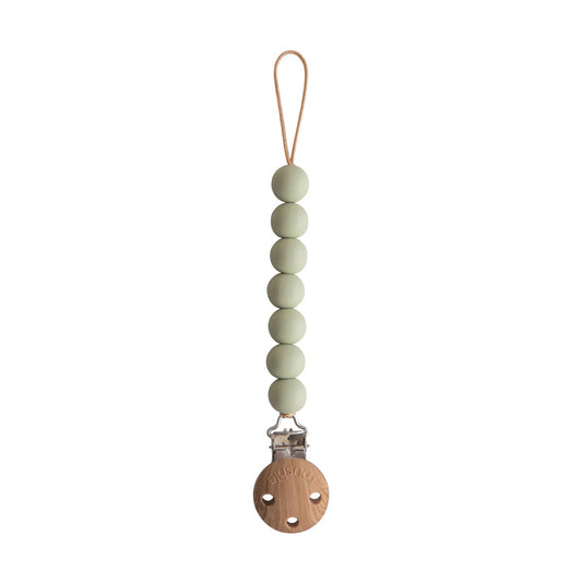 Mushie Halo Pacifier Clip – Sage