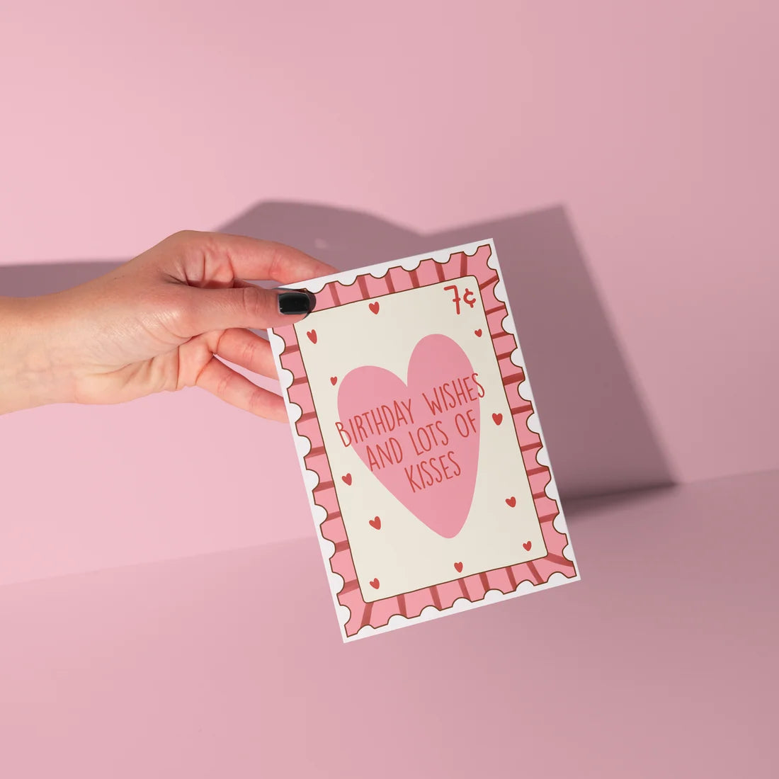 Wishes Kisses Birthday Card