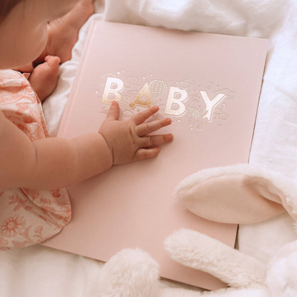 Baby Book Rose Boxed