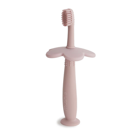 Mushie Training Toothbrush – Blush