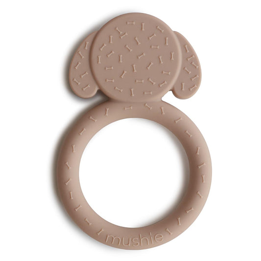 Mushie Dog Teether – Natural
