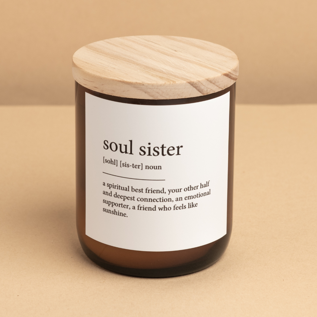 Soul Sister ~ Dictionary Meaning Candle