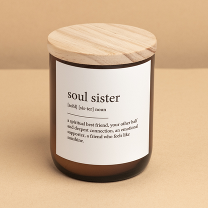 Soul Sister ~ Dictionary Meaning Candle