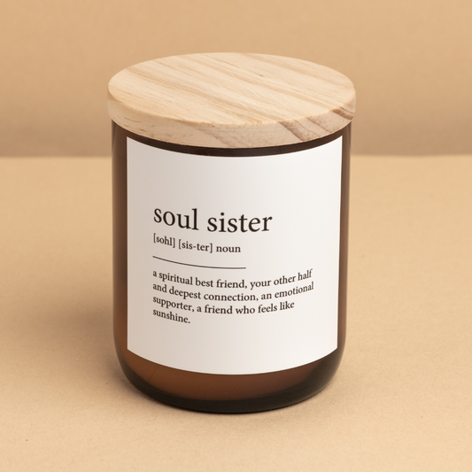 Soul Sister ~ Dictionary Meaning Candle
