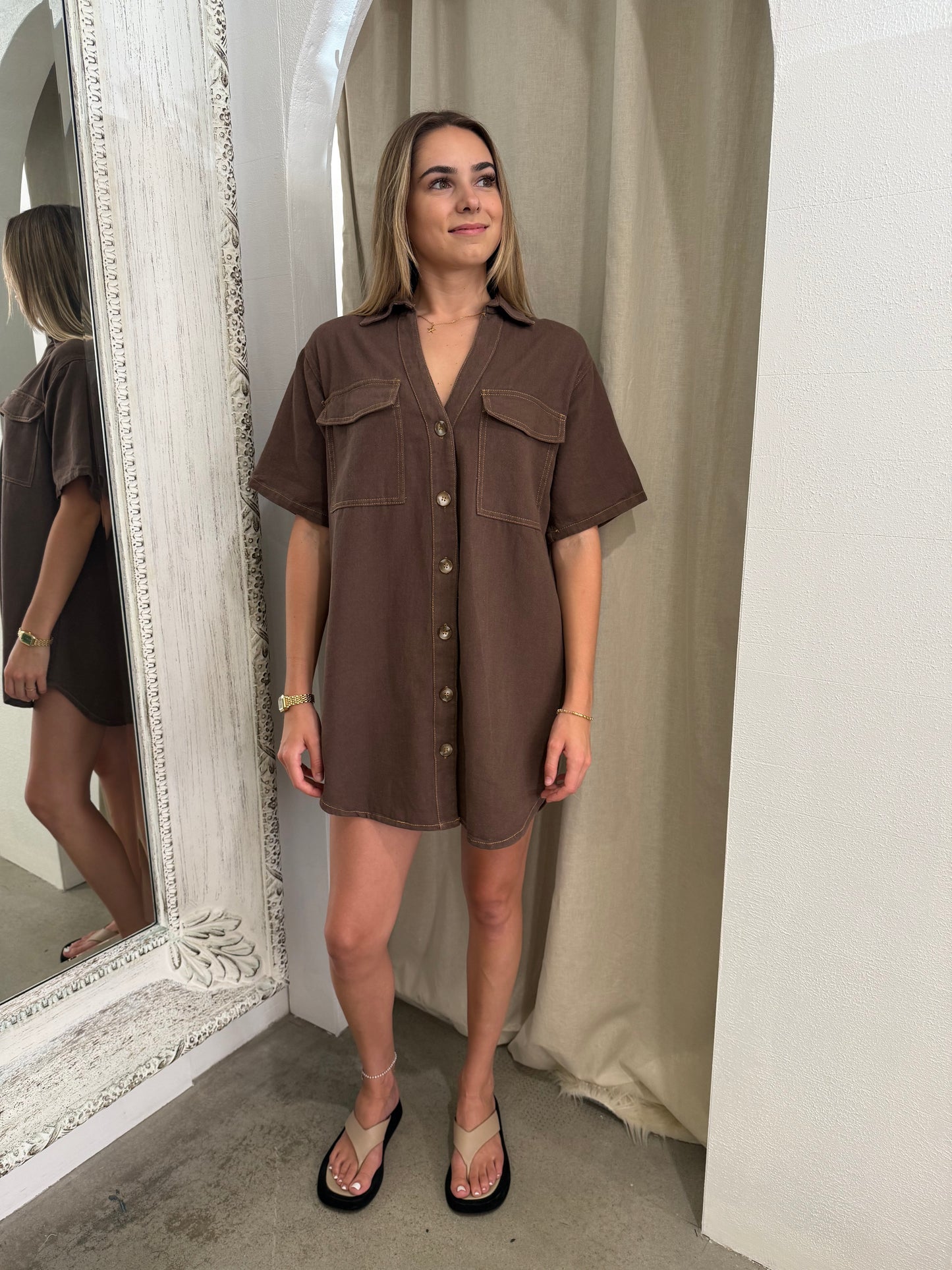 Sully Dress - Chocolate