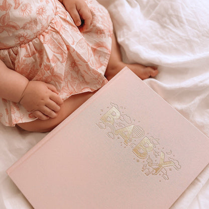 Baby Book Rose Boxed