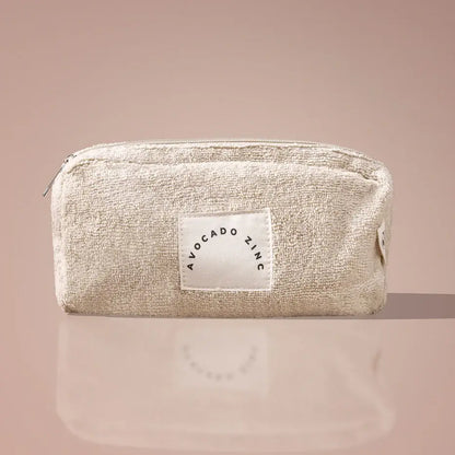 Terry Towelling Pouch: Latte