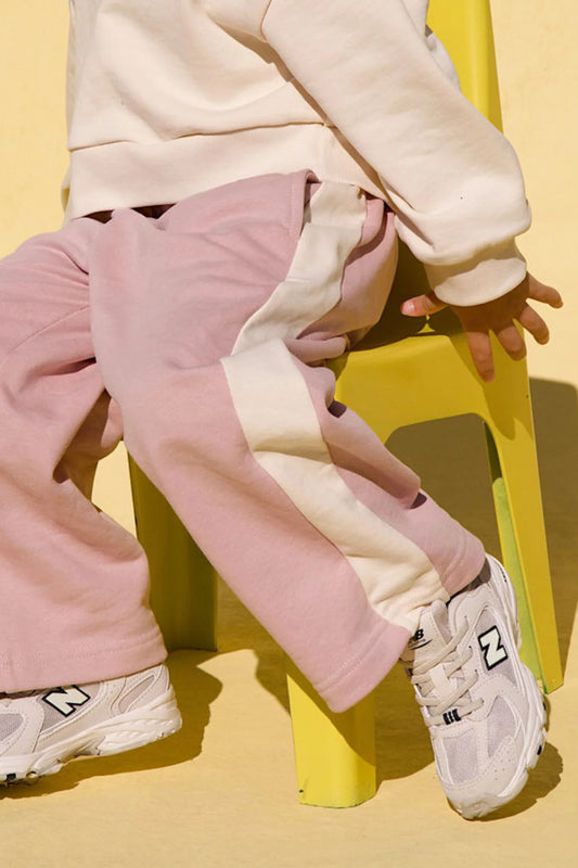 LITTLE. THE LABEL - CHARLIE RACER PANT DUSTY ROSE