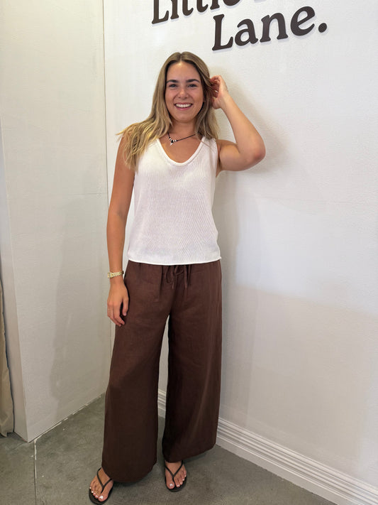 Tara Pants - Chocolate
