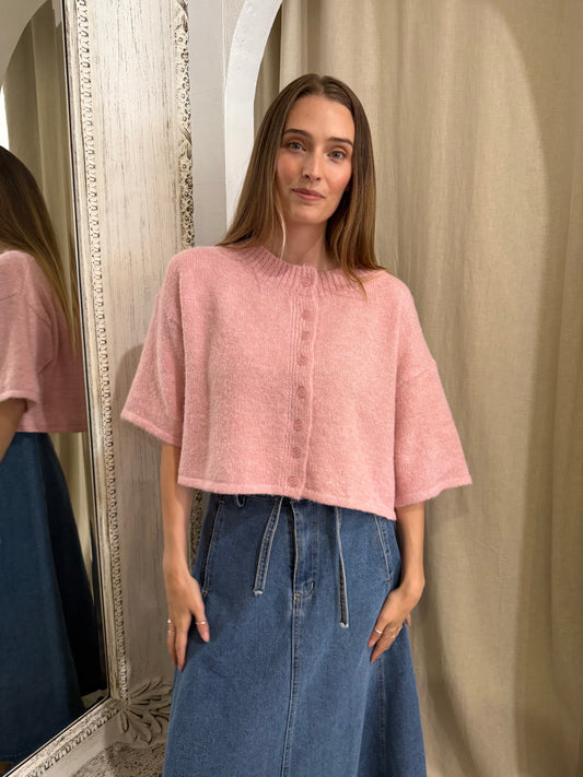 BEAU CARDI - BLUSH