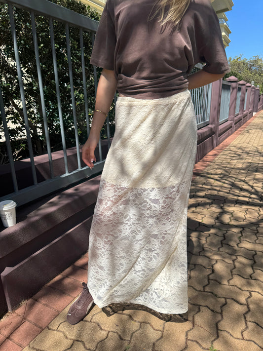 CLARA LACE MAXI SKIRT