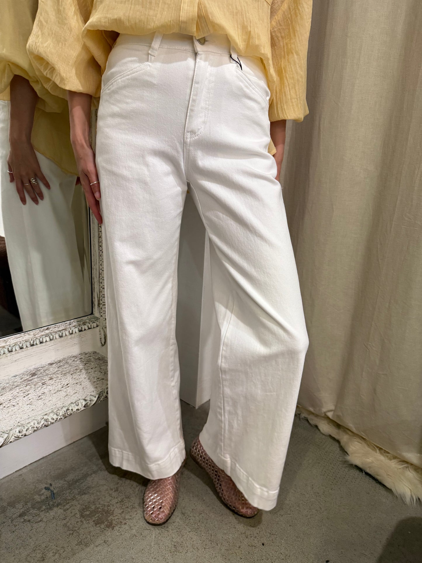 HAYES DENIM JEAN - WHITE