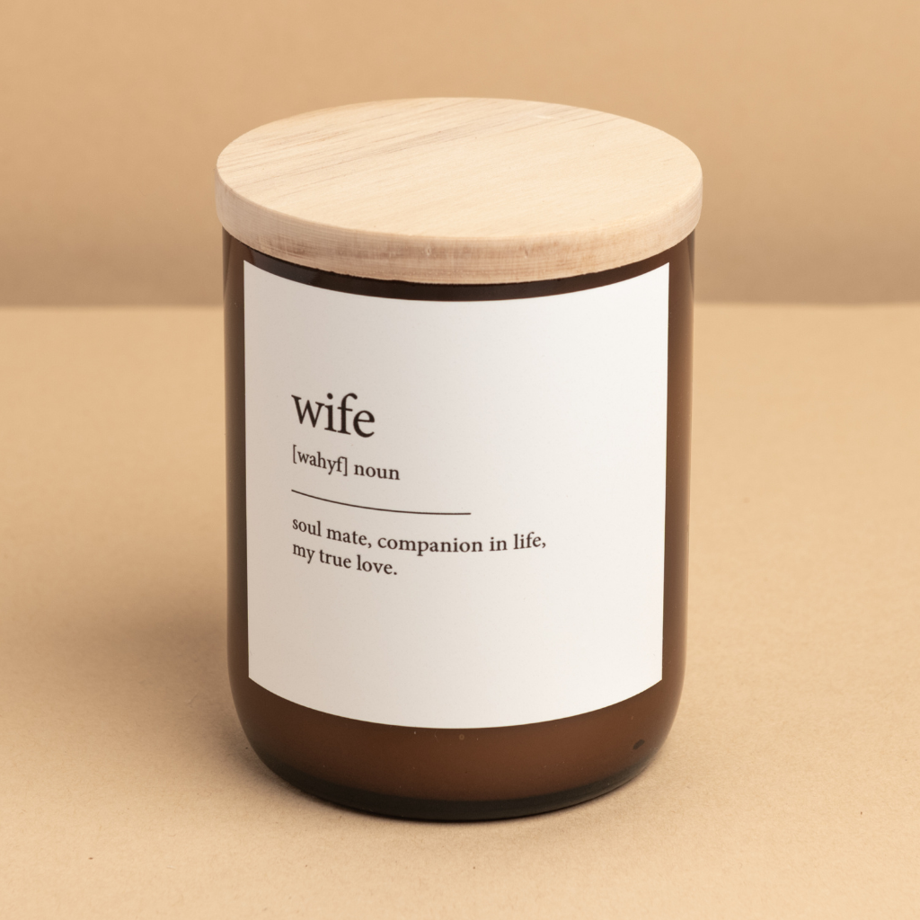 Wife ~ Dictionary Meaning Candle