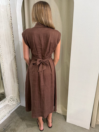 AVA LINEN DRESS