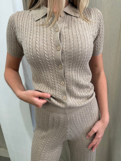 AMINA KNIT PANT SET