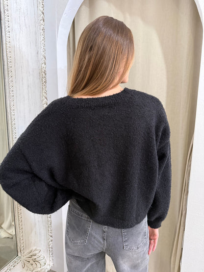 VERA CARDIGAN - BLACK