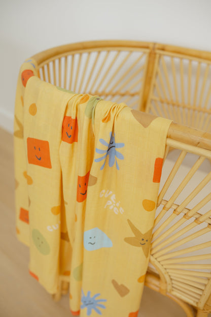 Cutie Pie Baby Muslin Swaddle