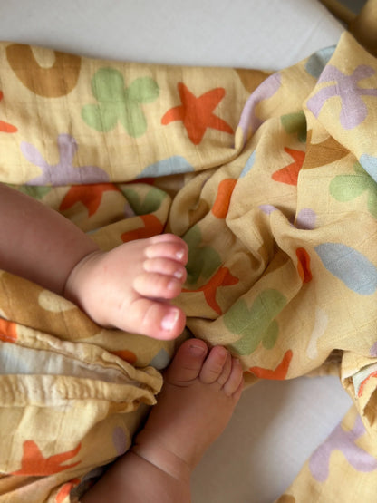 Playtime Whimsy Baby Muslin Swaddle