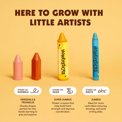 Honeysticks Beeswax Crayons Originals 10pk