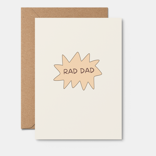 Rad Dad Father's Day Card