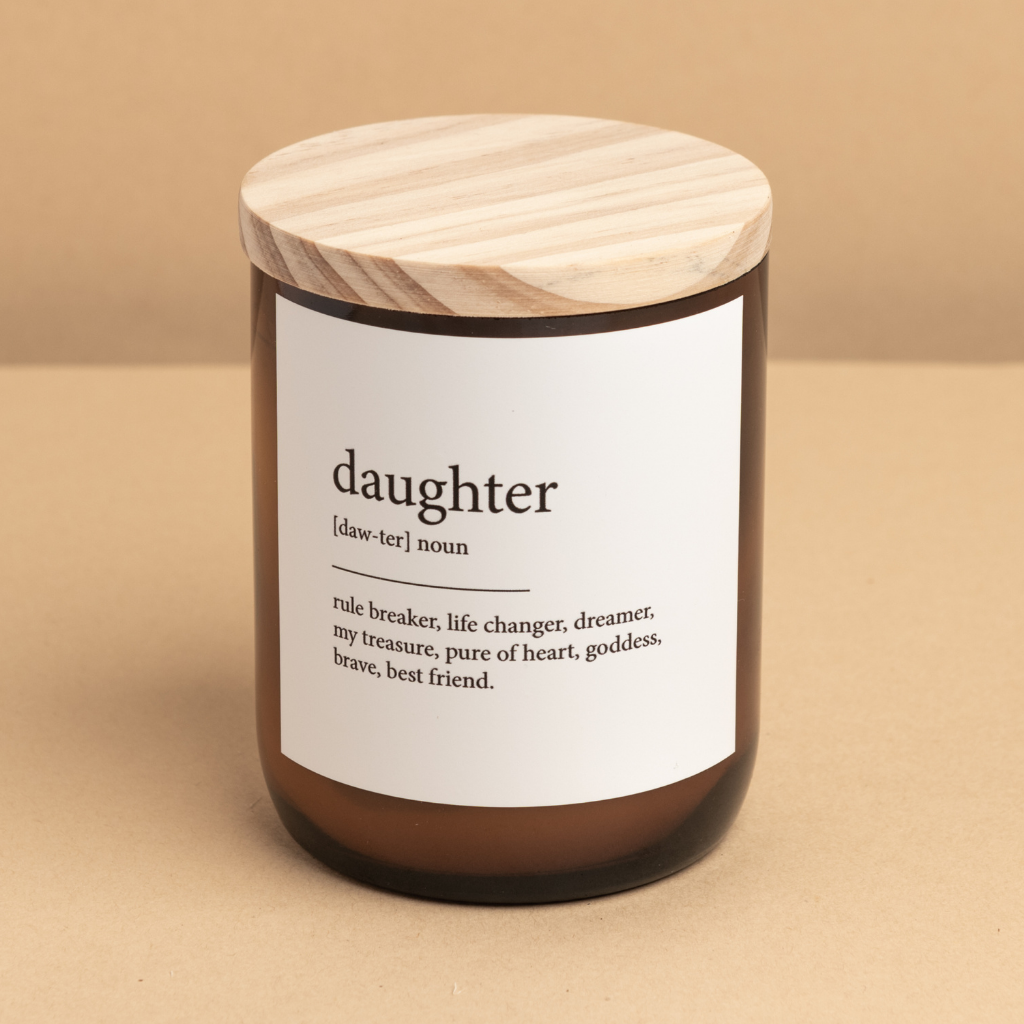 Daughter ~ Dictionary Meaning Candle