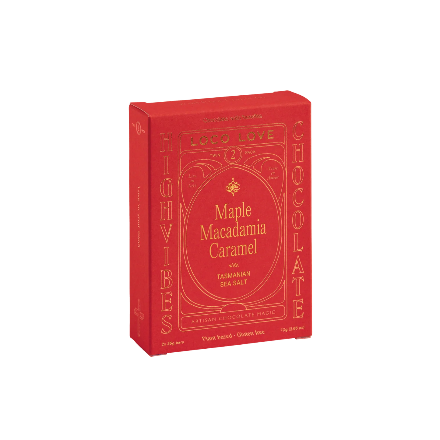 Loco Love Maple Macadamia Caramel Twin Pack (2 x 35g)