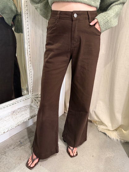 HAYES DENIM JEAN - CHOCOLATE