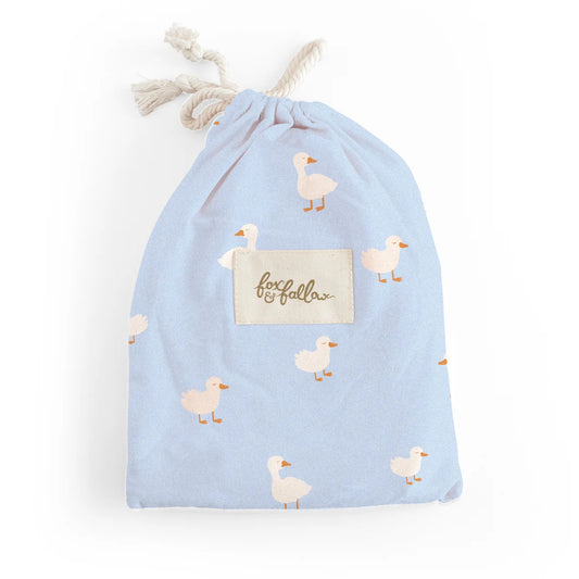 Blue Ducks Organic Fitted Cot Sheet