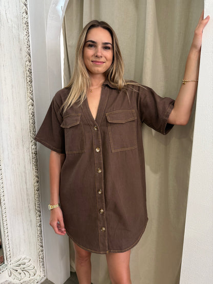 Sully Dress - Chocolate