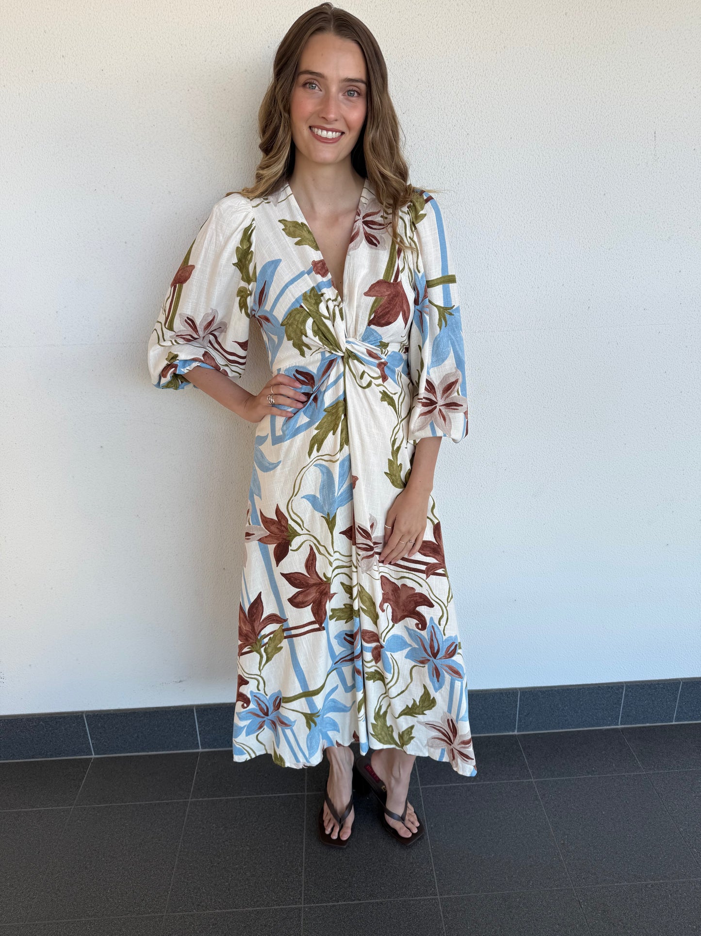 ALBA MIDI DRESS