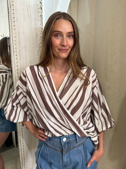 ELOISE STRIPE BLOUSE