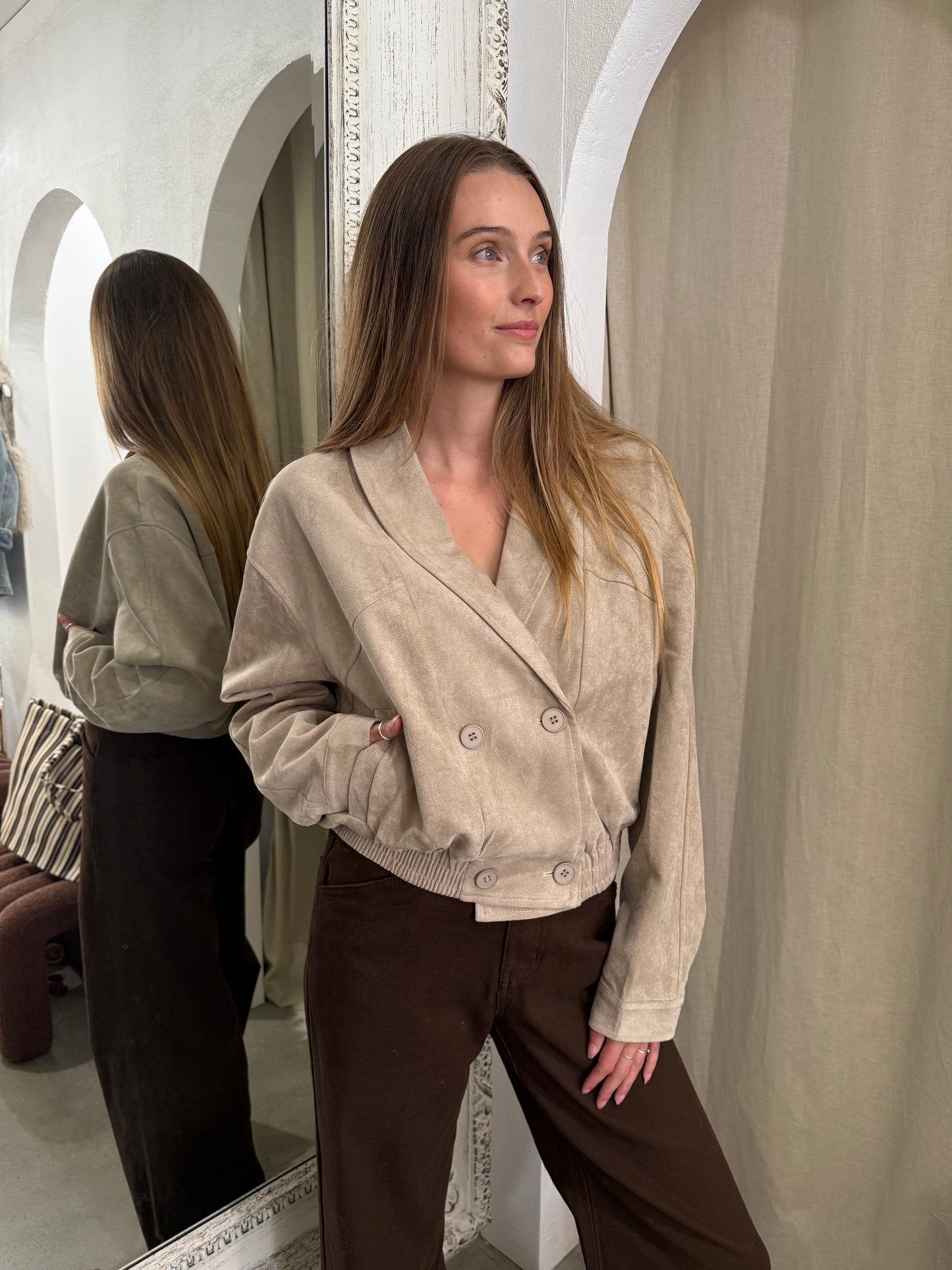 ELLIS JACKET - STONE