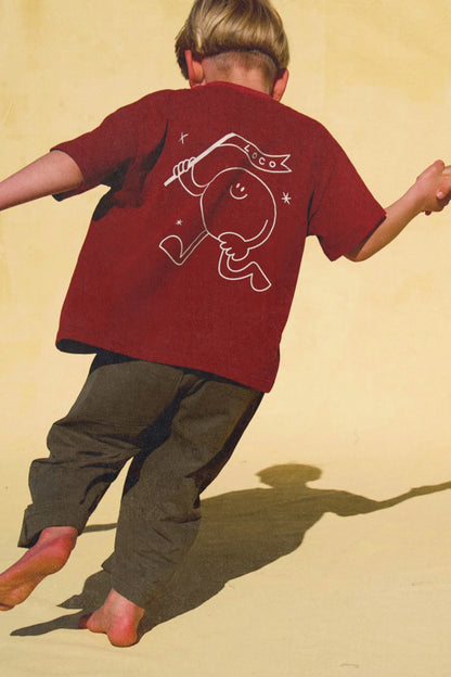 LITTLE. THE LABEL CRAZY FLAG LOU TEE