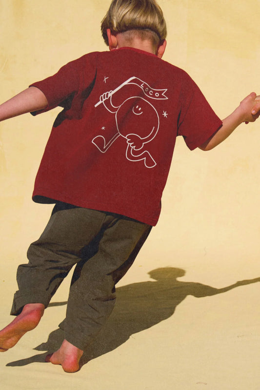 LITTLE. THE LABEL CRAZY FLAG LOU TEE