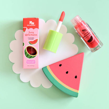 Natural Kids Lip Gloss Wands - Fruity Fun - Shimmery Peach