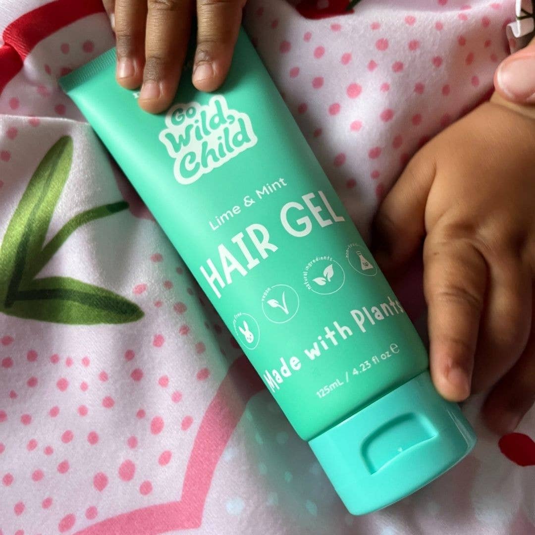 Natural Plant Based Hair Gel in Zesty Lime and Fresh Mint