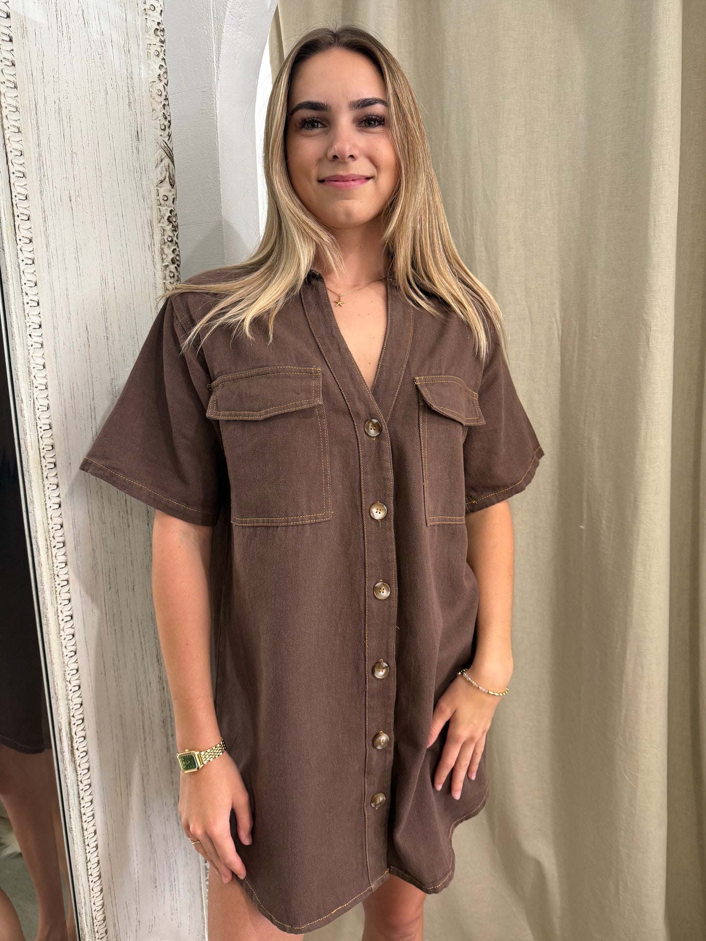 Sully Dress - Chocolate