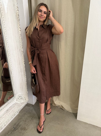 AVA LINEN DRESS