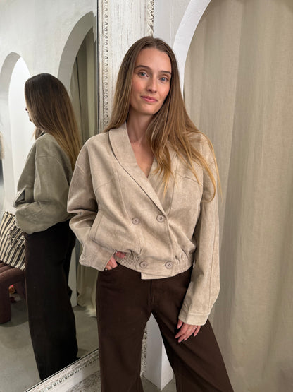 ELLIS JACKET - STONE