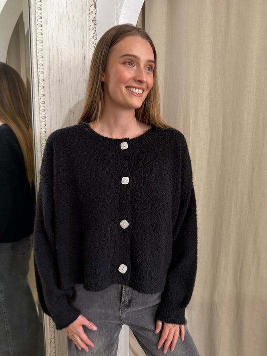 VERA CARDIGAN - BLACK