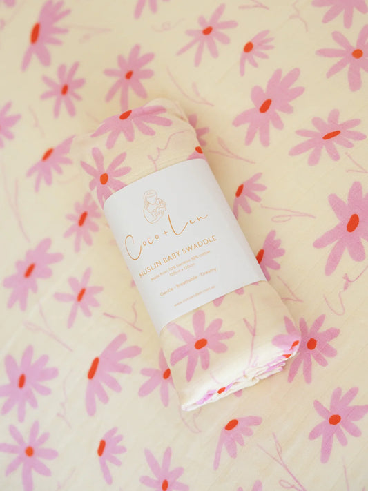 Bloom Belle Baby Muslin Swaddle
