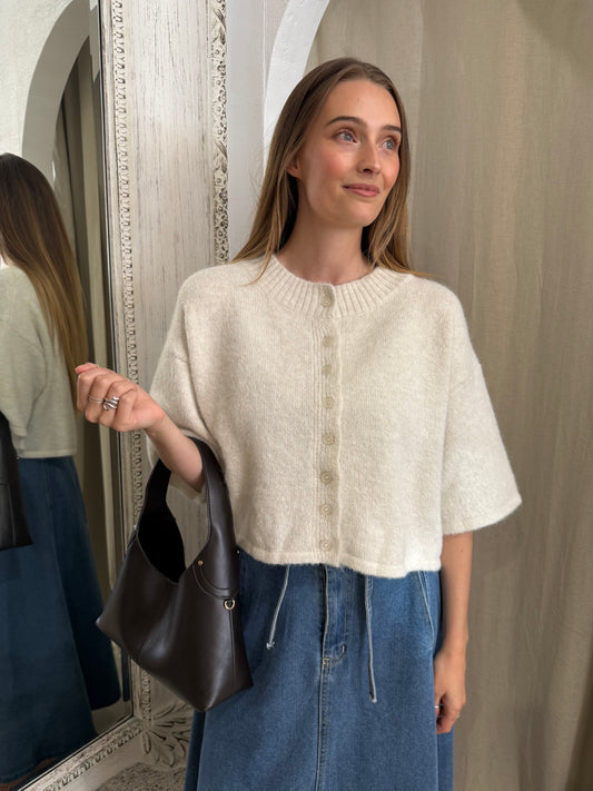 BEAU CARDI - CREAM