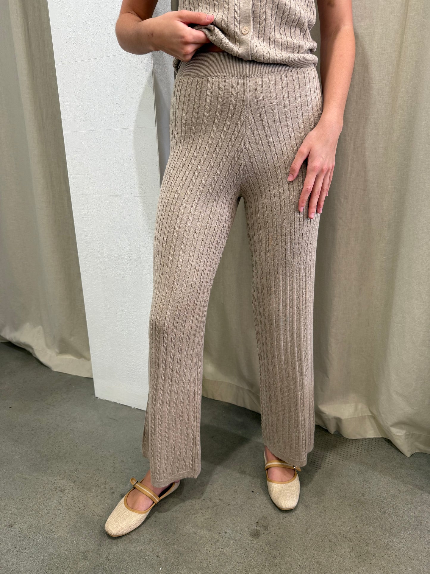 AMINA KNIT PANT SET