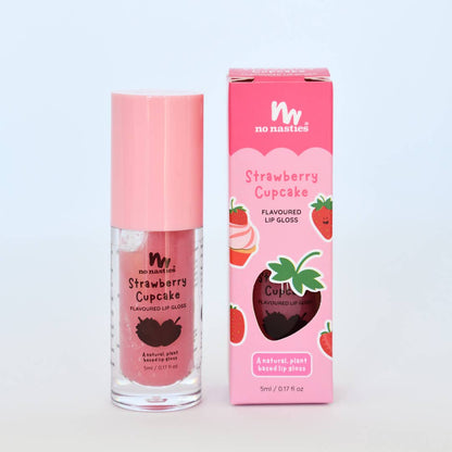 Natural Kids Lip Gloss Wands - Fruity Fun - Shimmery Peach