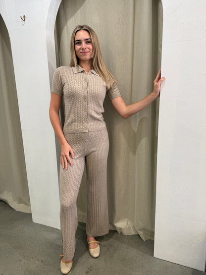 AMINA KNIT PANT SET