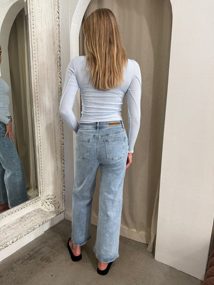 HUDSON WIDE LEG JEAN