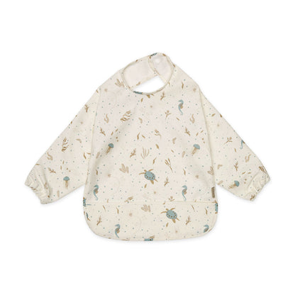 Sleeved Bib - Sea Garden