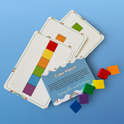 Toddler Busy Bag - Cube Match