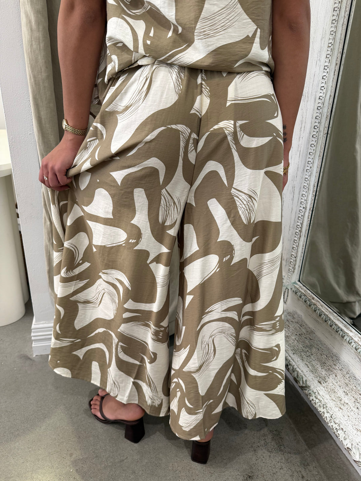 MARIGOLD PRINT PANTS