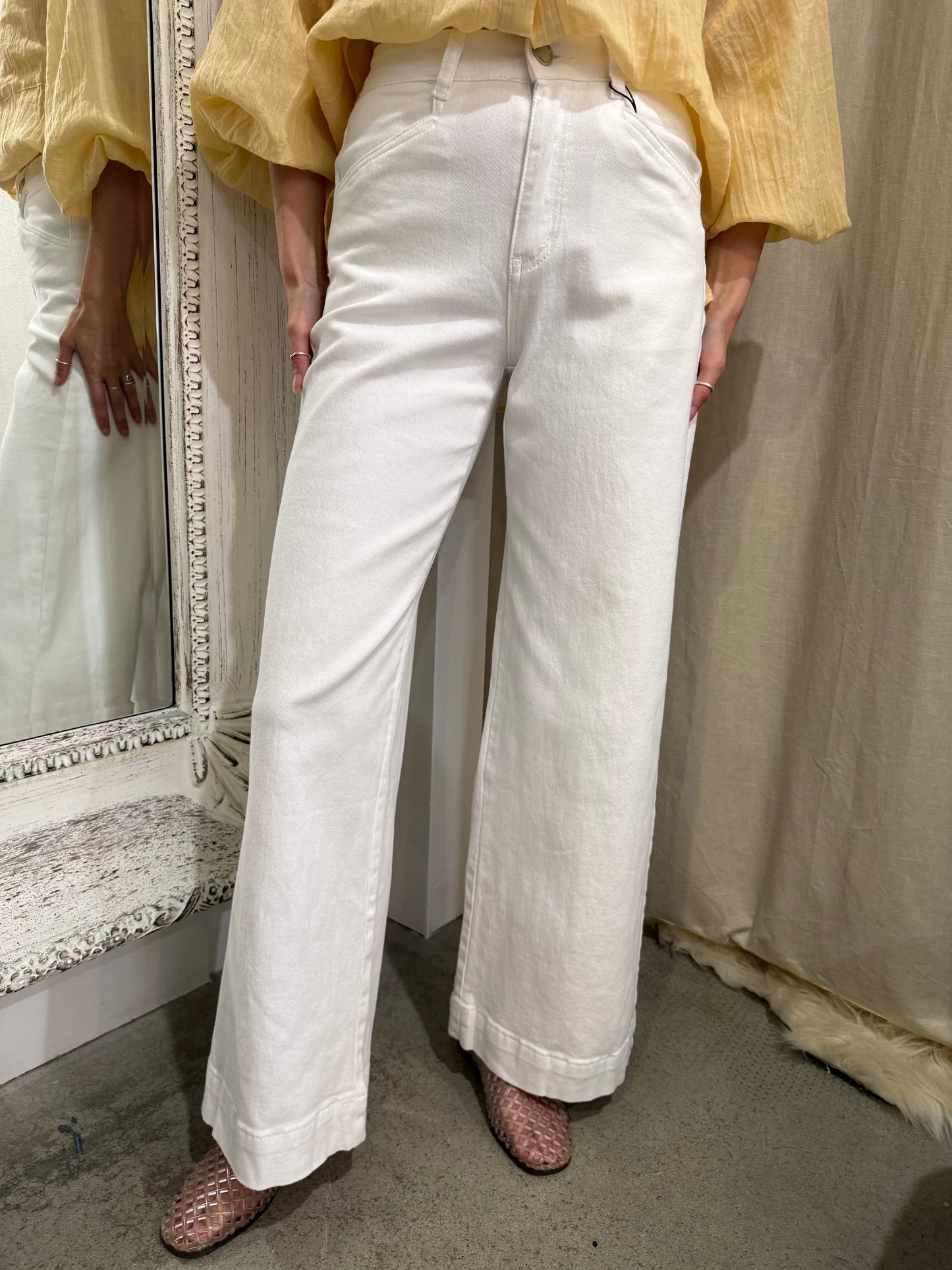 HAYES DENIM JEAN - WHITE